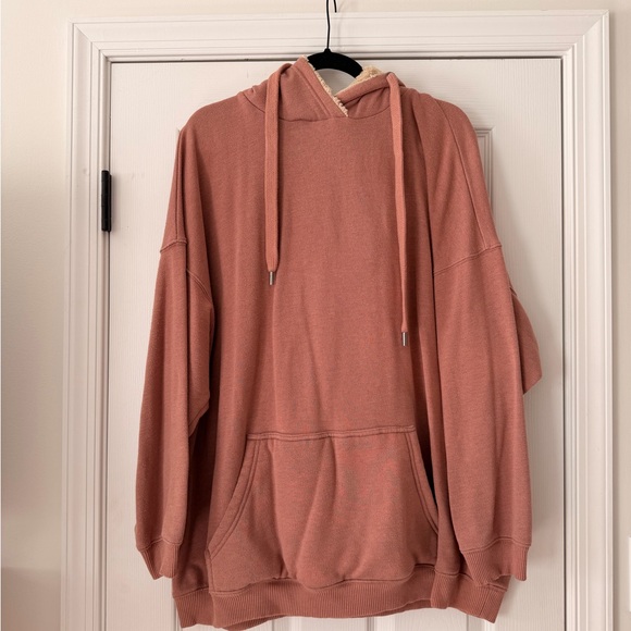 aerie Tops - Aerie Sweatshirt with Fur Lined Hood